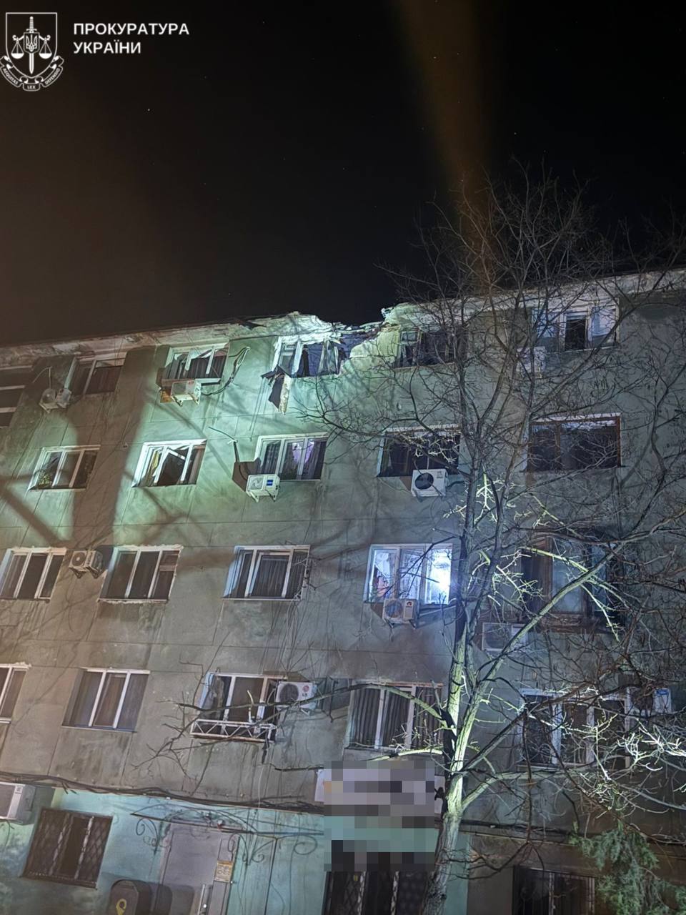 Mass Russian Drone Attack on Odesa: Two Dead, Residential Buildings Heavily Damaged
